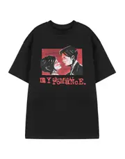 My Chemical Romance Unisex Short Sleeved T-Shirt Black Three Cheers For Sweet Revenge Large