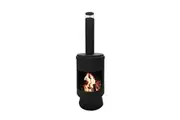 Glasshaus Co. Fire Pit Chimney Fireplace Outdoor Camping Portable Patio Heater 105cm