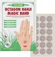 Bug Bite Itch Relief Patch - (270pcs) Octagon Traditional Korean Paper HANJI After Bite Insect Mosquito