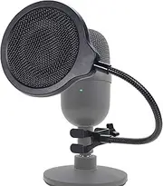 Seiren Mini Microphone Pop Filter Mask Shield For Razer Seiren Mini Microhone, 4 Inch 3 Layers Windscreen with Flexible 360°Gooseneck Clip by SUNMON