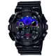 CASIO 卡西歐 G-SHOCK AI 探索虛擬彩虹系列雙顯手錶 GA-100RGB-1A