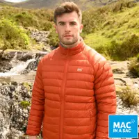 在飛比找PChome24h購物優惠-【MAC IN A SAC】男款輕暖袋著走雙面羽絨外套(MN