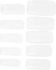 FRCOLOR Nail Art Craft Kit 500pcs Artificial Fingernails Full Nail Sheets No Damage