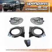 Superspares Fog Light Kit for Honda Jazz Vti S GE 10/2008-03/2011