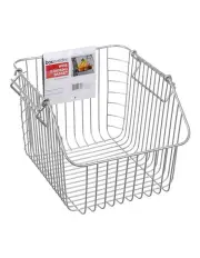 [BOXSWEDEN] 28cm Wire Stackable/Stacking Fruits/Veggies Storage Basket Assorted