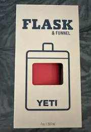 YETI FLASK Rescue red 7 Oz With Funnel
