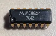 Motorola MC862P Triple 3 Input NAND Gate - NOS - Vintage - Rare !