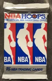 1990-91 NBA HOOPS Series 1 Basketball Cards - Unopened Pack (15 CT) Jordan???