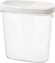 [IKEA] Polypropylene Plastic Jar With Lid - 1.3L, Set of 4, White, Transparent