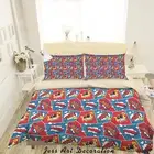 3D Geometry Letter Pattern Colorful Quilt Cover Set Bedding Sets Pillowcases 64