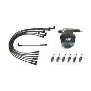 NGK Spark Plugs Coil + Bosch Leads Kit for Ford Falcon EB ED XR6 3.9L 4.0L 6Cyl