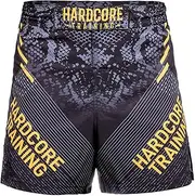 [Hardcore Training] Fight Shorts Boxing Dragon Men's MMA Combat BJJ Grappling Fitness Muay Thai Kickboxing No Gi
