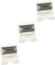 3pcs Soft Silicone Abs Material Shower Wall Hair Catcher Bathroom Drain Hair Collector for Bathtub