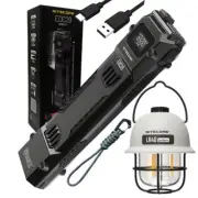 Nitecore EDC29 Rechargeable Tactical Flashlight 6500 Lumens + LR40 USB-C Lantern