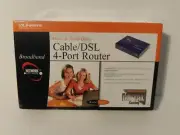Linksys Cable/DSL 4-Port Router model NR041 metal casing
