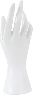 Framendino, Female Mannequin Hand Jewelry Display Bracelet Ring Watch Stand Support Holder for Jewelry Necklace Display (White, 1 Pack)