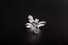 Nature-Inspired Leaf Design Silver Ring, Delicate Botanical Jewelry for Women