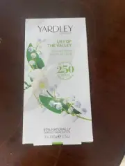 YARDLEY LONDON LILY OF THE VALLEY LUXURY SOAP 3 x 3.5 OZ SEALED BOX SET