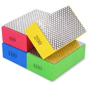 4PCS Grinding Block Sanding Sponge Block Polish Accessories for Granite Marble Glass Grinding-Style 2