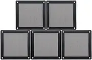 VGOL 5PCS Computer Cooler Fan Dustproof Filter Magnetic Frame PC Fan Dust Mesh Cover PVC Computer Fan Grills for Standard 140x140mm Computer Cooler Fan Size