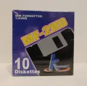 KHypermedia ~ Formatted IBM 1.44 MB MF-2HD 3.5" Diskettes ~ Sealed 10 Pack Discs