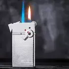 Windproof JOBON Lighter Unique Dual Jet And Flame Fire Metal Cool Grinding Wheel