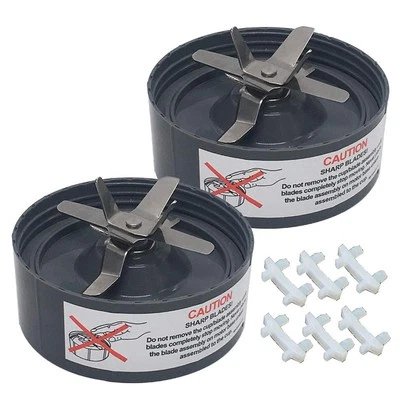 2pcs update parts of Cross Extractor Blade with rubber mat,with NutriBullet b...