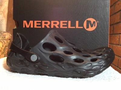 Womens Merrell Hydro Moc Water Shoe, Marbled Black Size 9 New