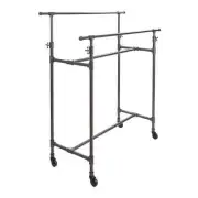 Pipeline Anthracite Grey Adjustable Double Bar Box Rack Econoco PSRT40