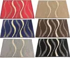 Wavy Design Floor Rug, Door Mat, Home Kitchen, 17" x 28" Non-Skid