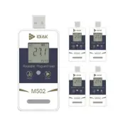 M502 Temperature Data Logger USB Temp/Humidity Recorder with PDF and Excel (R...