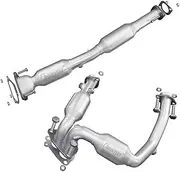 Front & Rear Catalytic Converter Compatible with 2001 2002 2003 Ford Ranger 3.0L 4.0L V6, 2001-2003 MAZDA B3000 3.0L MAZDA B4000 4.0L V6 Catalytic Convertor (EPA Compliant)