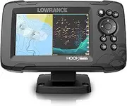 Lowrance Hook Reveal 5 Inch Fish Finders with Transducer, Plus Optional Preloaded Maps