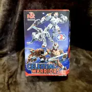 Celestial Warriors Transforming 10.5" Robot Tiger Grey Interactive Assembly READ