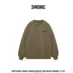 【CHRONIC】 EPITOME LOGO LONG SLEEVE TEE RUST NOISE / T-47