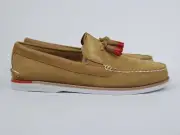 Sperry Top Sider A/O Tassel 'Tan Red' Suede Boat Shoe (US12) authentic premium
