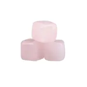 Bartender Rose Quartz Gin Stones Set 6 With Bag #7044-2