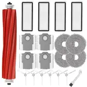 Q Robot Vacuum Cleaner Main Roller, Side Brush, HEPA Filter, Mop Pads, Dust Bags