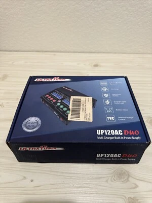 Ultra Power UP120 AC DUO 120 W Dual Port Multi-Chemistry AC/DC Charger + EXTRAS
