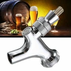 Standard Chrome Polished Draft Beer Faucet - Tap Keg Kegerator Shank Spout Brew
