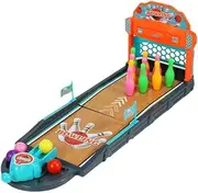 Mini Table Bowling Game, Office Toys, Small Bowling Alley, Arcade, Fun Office Game for Adults, Children and Adolescents, Gifts, Green