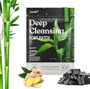 Detox Foot Patches - Natural Plant Toxin Removal for Stress Relief, Better Sleep, and Foot Care, Premium Organic Foot Pads with Bamboo Vinegar & Herbal Extracts for Deep Cleansing and Energy Boost (Pack of 1 | 10 Patches)
