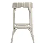 [Florabelle Living] Belle Bar Stool White - Outdoor Undercover