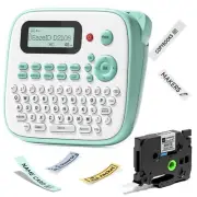 Label Maker Machine with Tapes, D210S Label Maker with Keyboard, Handheld Lab...