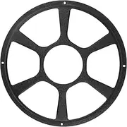 MACHSWON Universal 12 Inch Black Car Audio Speaker Hollow Mesh Sub Woofer Subwoofer Grill Cover Protector for Auto Car