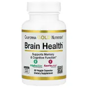 California Gold Nutrition, Brain Health with Alpha-Glycerophosphorylcholine, Calcium, Phosphorus and Phosphatidylserine, 60 Veggie Capsules