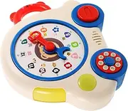 SOPOTUTU Interactive Educational Clock for Shape Color Animal Learning Machine Promotes Cognition Intellectual Development Safe Lightweight Design for Early Learning