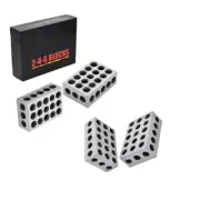 2 Pair 2-4-6 Blocks 23 Holes .0002" Machinist Precision 246 Jig 246