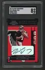 2001 Playoff Contenders Michael Vick RC Ticket AUTO /327 SGC 8 NM-MT