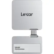 Lexar Professional Go Portable SSD with Hub, SL400, 1TB, Silver, GL